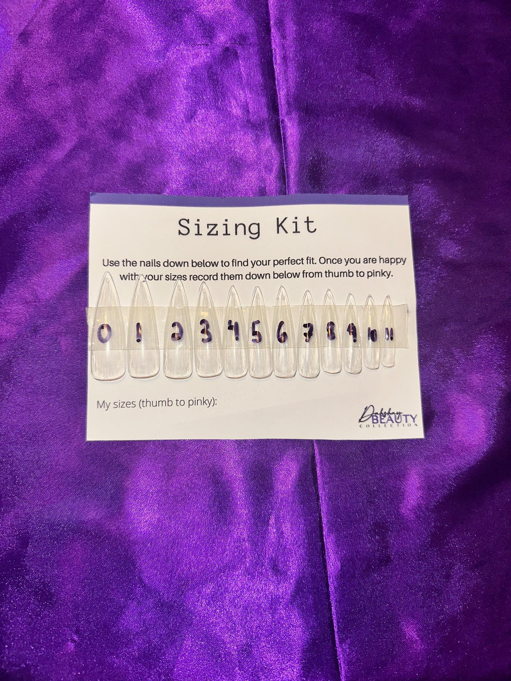 Long Stiletto Sizing Kit