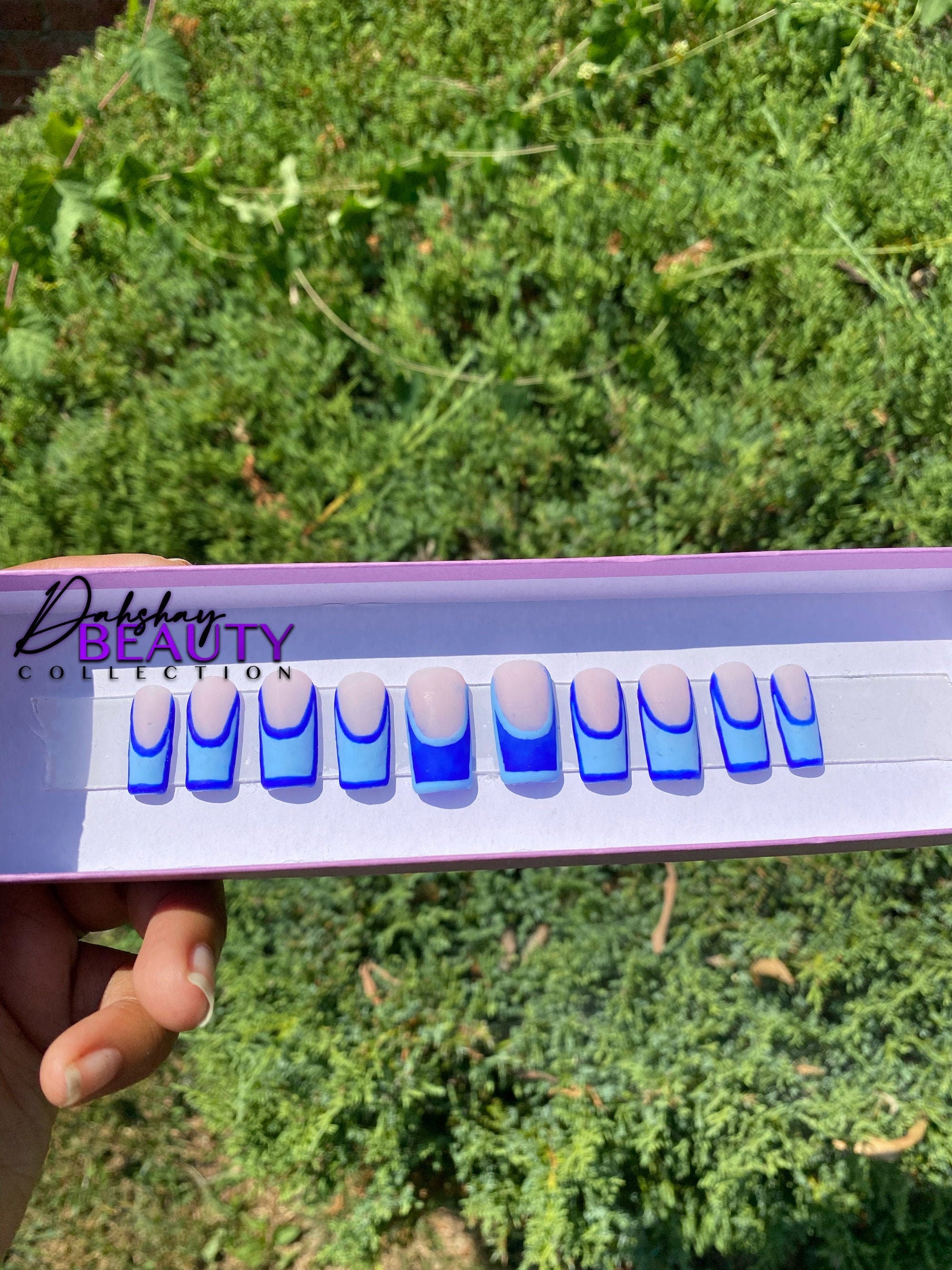 Blue 2 Toned Set