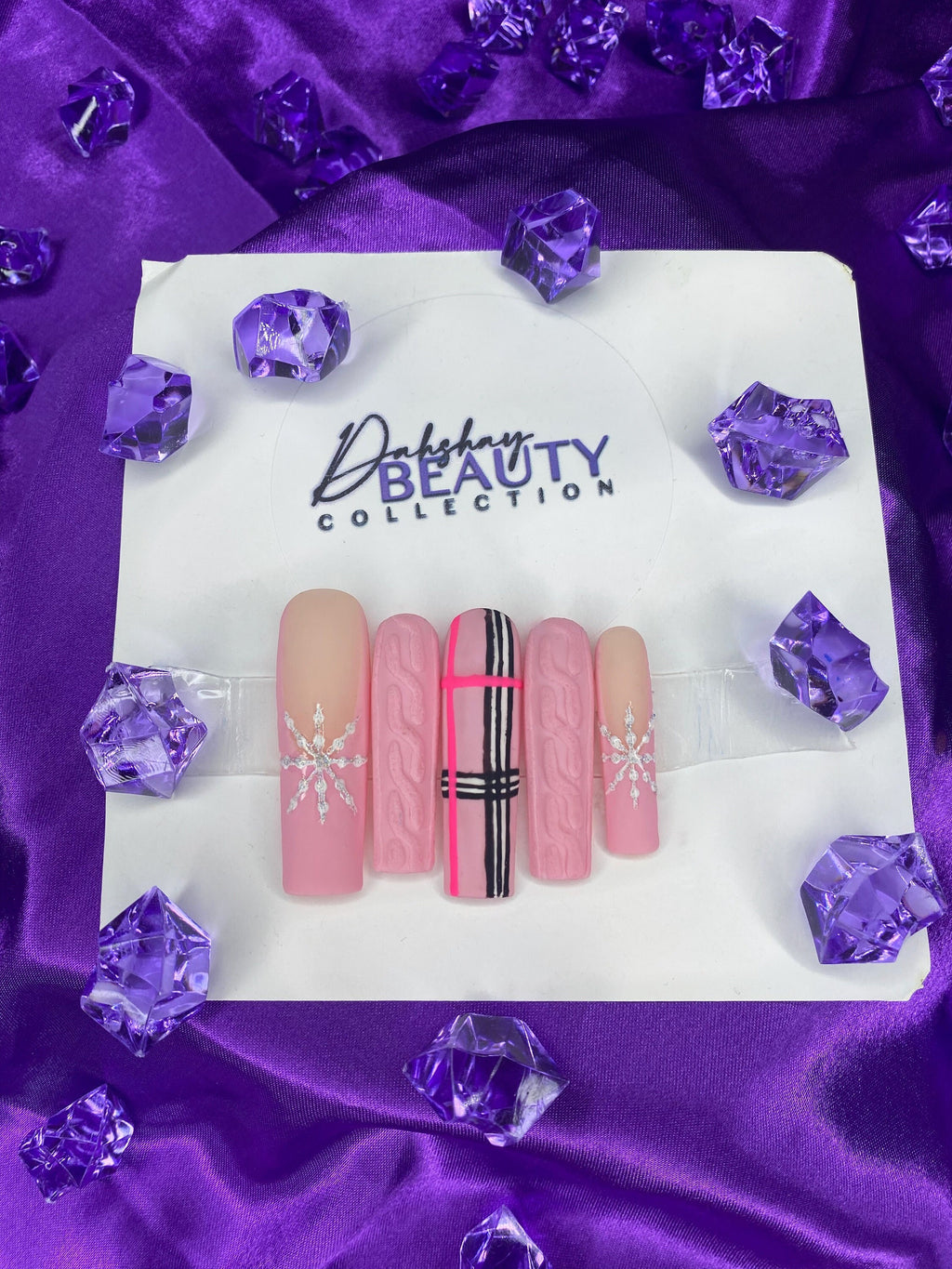 Pink Snowflake Set