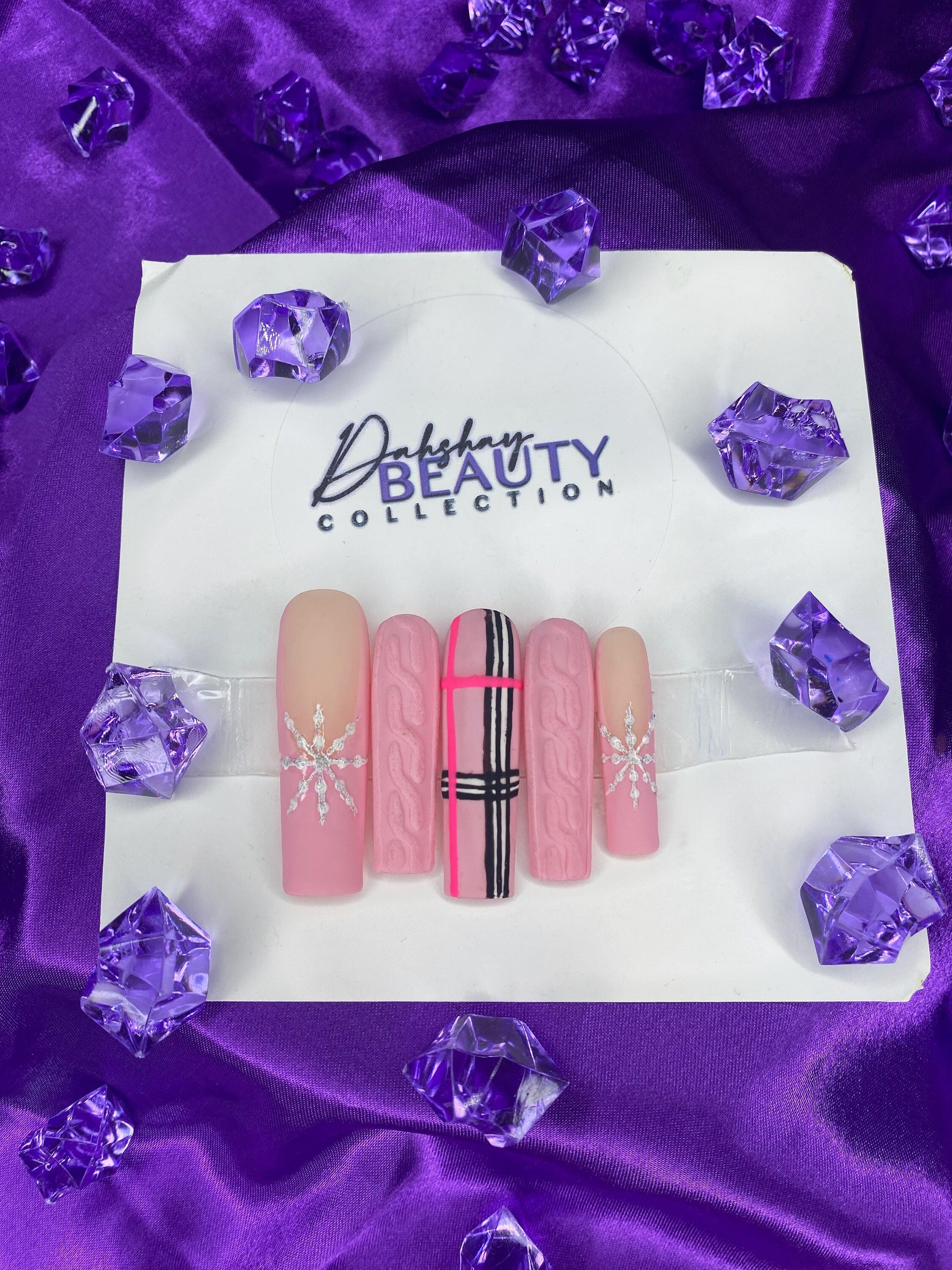 Pink Snowflake Set