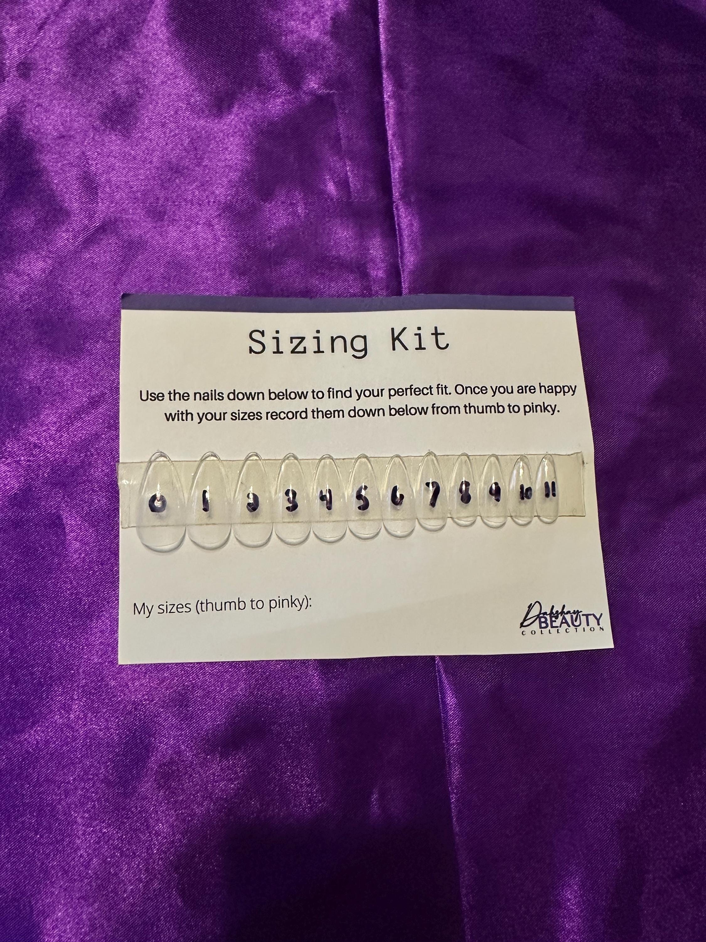 Short Almond Sizing Kit