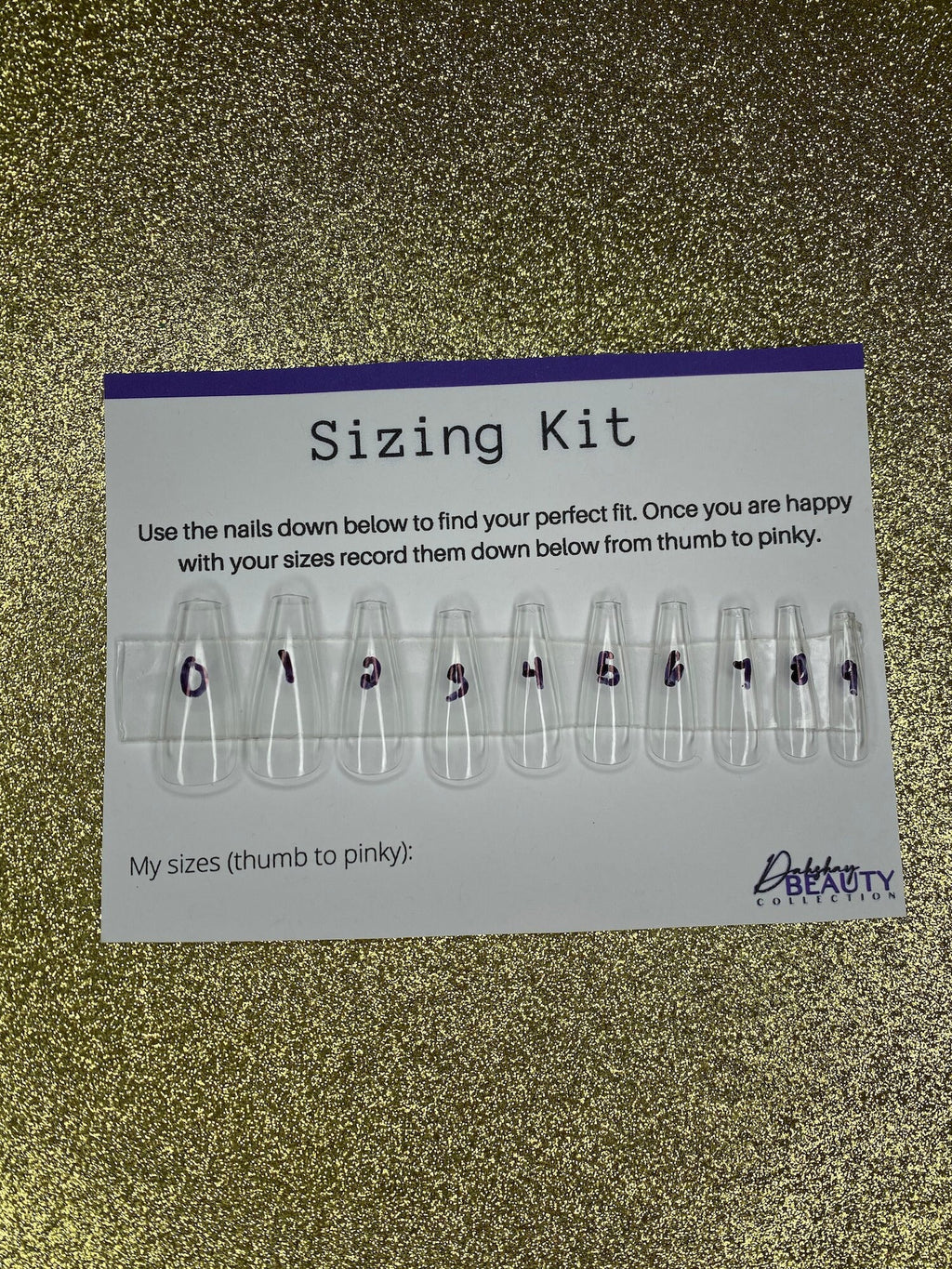 Long Coffin Sizing Kit