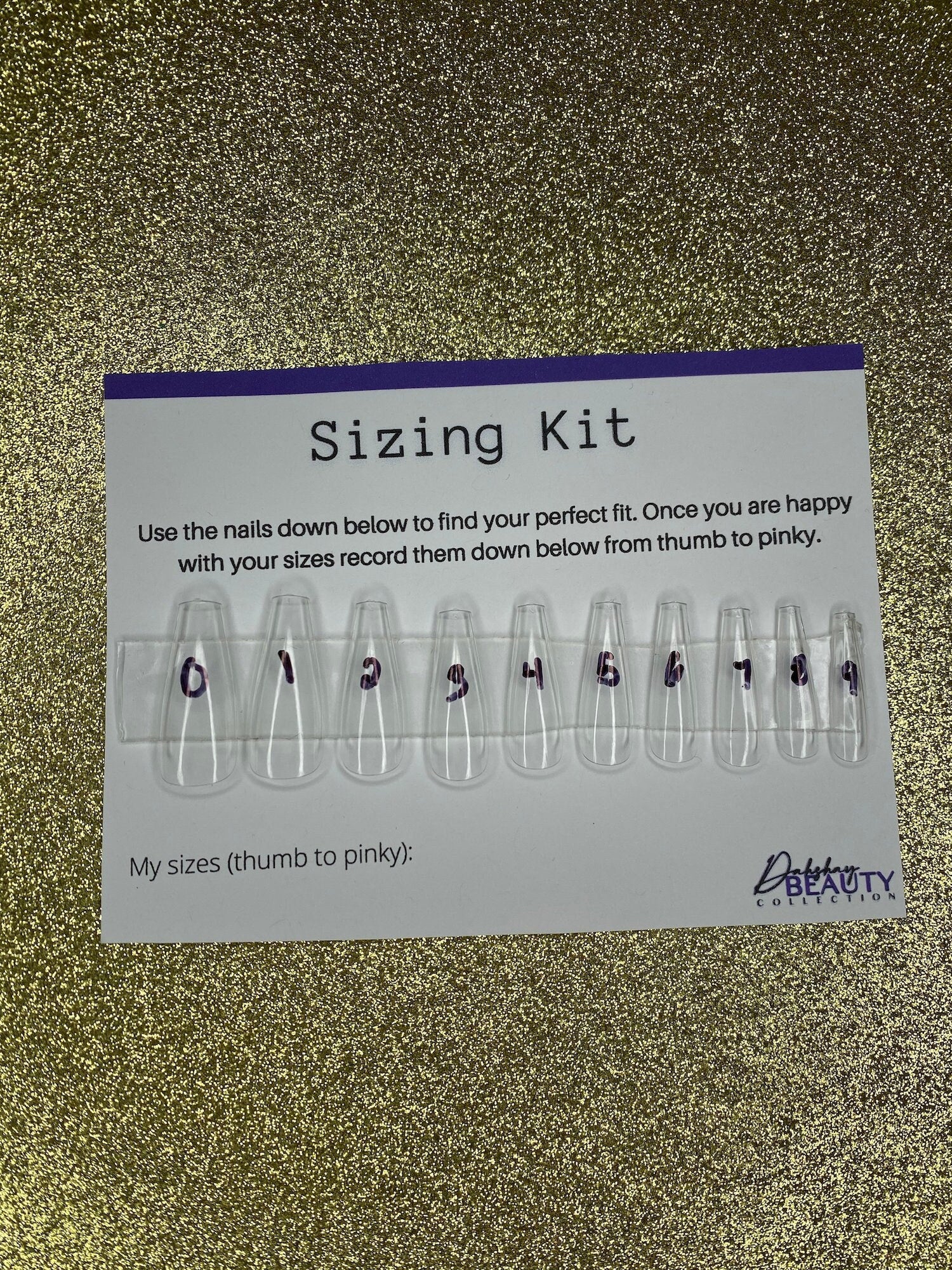Long Coffin Sizing Kit