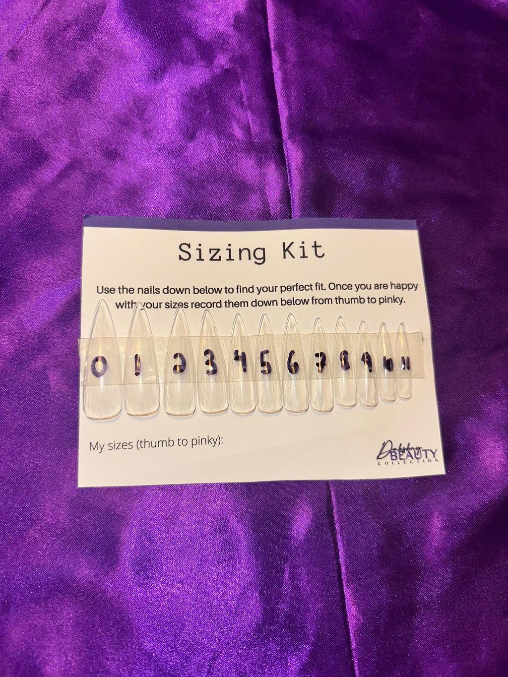 Long Stiletto Sizing Kit