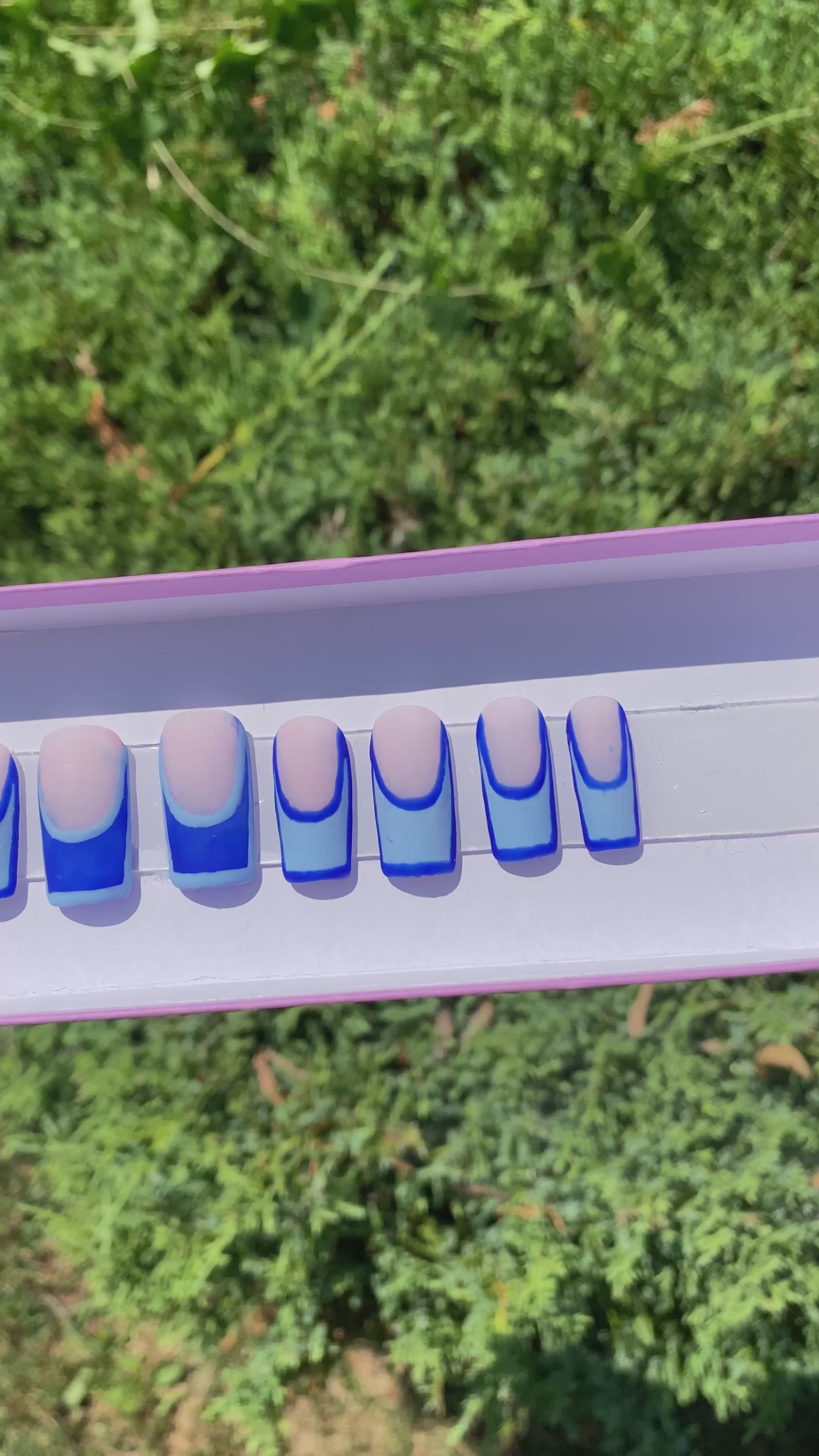 Blue 2 Toned Set