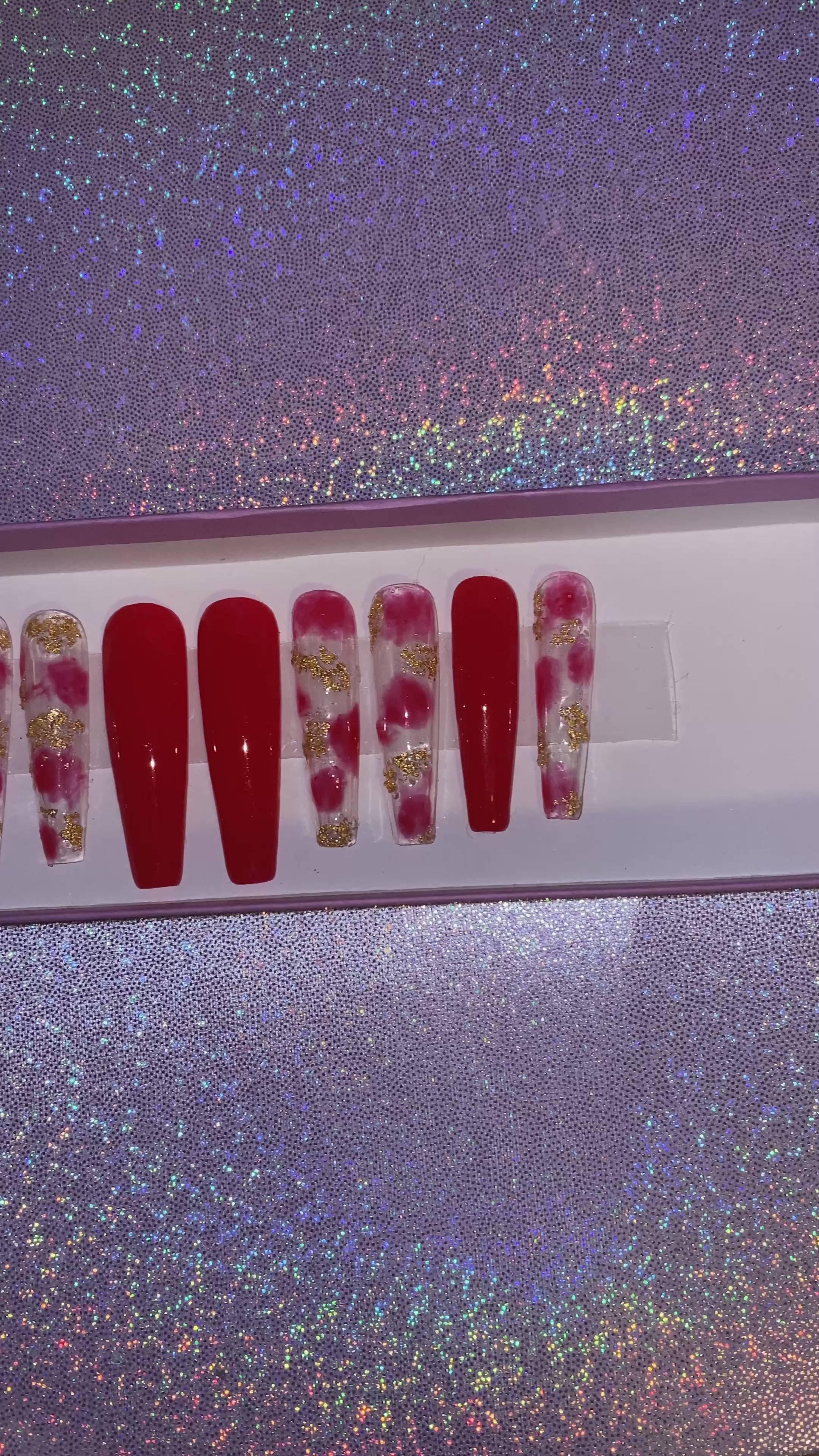 Red Marble Set